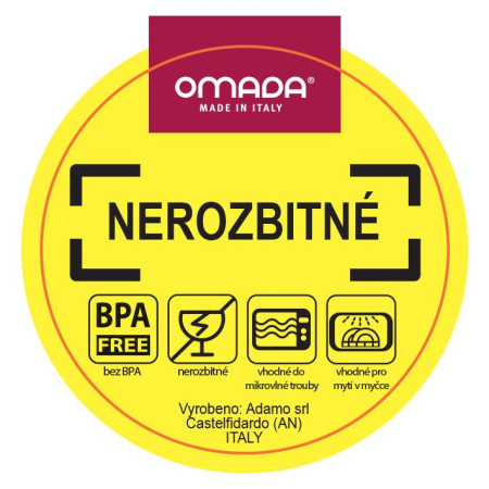 Scatola per alimenti Omada Sanaliving Box Set 0,4L + 1L + 2L