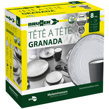 Set di stoviglie Brunner Set tête-à-tête Granada 8 pcs