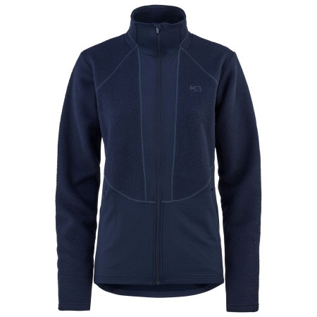 Felpa da donna Kari Traa Ragnhild F/Z Midlayer grigio/nero Rroyal