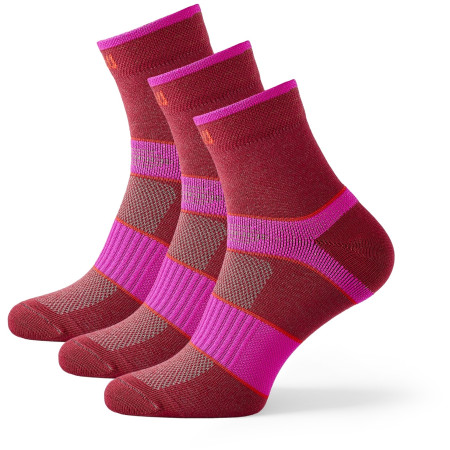Calze Zulu Sport Women 3-pack rosso