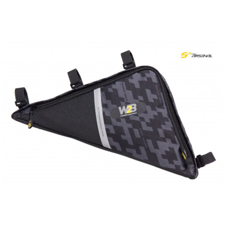 Borsa per il telaio Sport Arsenal Art. 624 nero/grigio PixelMask