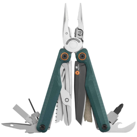 Multitool Leatherman Wave Alpha + Bit Kit verde CASCADIA