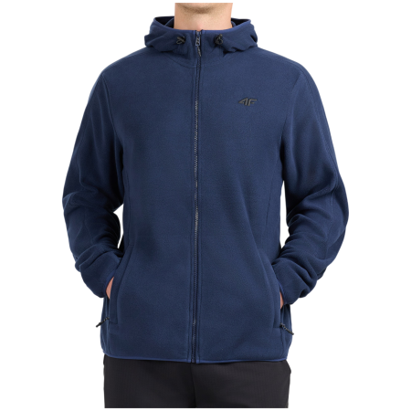 Felpa da uomo 4F Fleece M488 blu scuro Navy