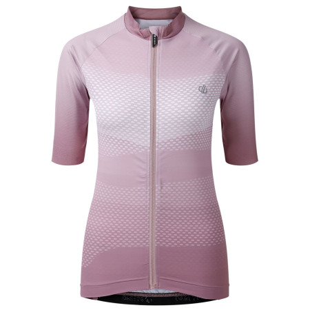 Maglia da ciclismo per donna Dare 2b Lightnint short sleeve printed jersey rosa Mauve print