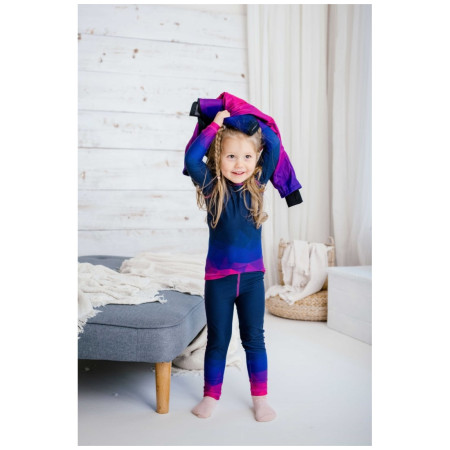 Leggings per bambini WAMU Mozaika purple