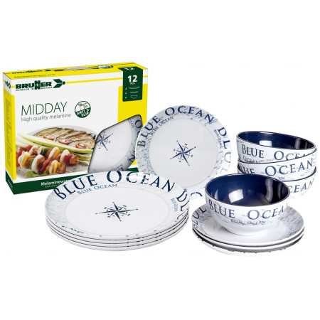 Set di stoviglie Brunner Midday Blue Ocean