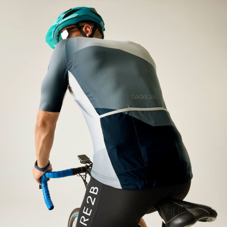 Maglia da ciclismo da uomo Dare 2b Lightning Short Sleeve Printed Jersey