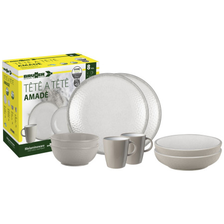 Set di stoviglie Brunner Set tête-à-tête Amadè 8 pcs