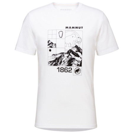 Maglietta da uomo Mammut Core T-Shirt Men Tiles bianco white