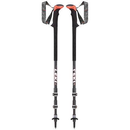 Bastoncini da trekking Leki Sherpa XTG AS rosso BlackWhiteFluorescentRed