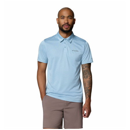 Maglietta da uomo Columbia Columbia Hike™ Polo blu Ripple Blue Heather