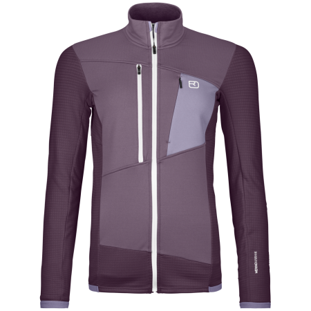 Felpa tecnica da donna Ortovox Fleece Grid Jacket W
