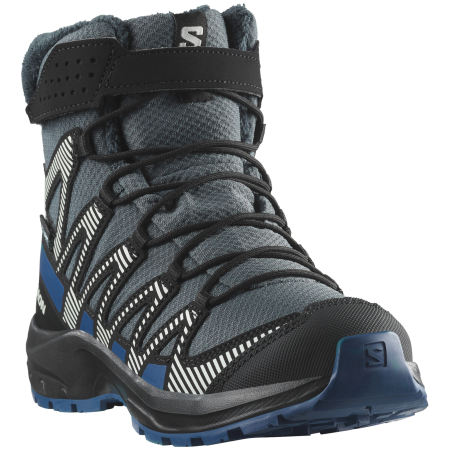 Stivali invernali per bambini Salomon Xa Pro V8 Winter Waterproof blu Turbulence / Black / Dark Blue