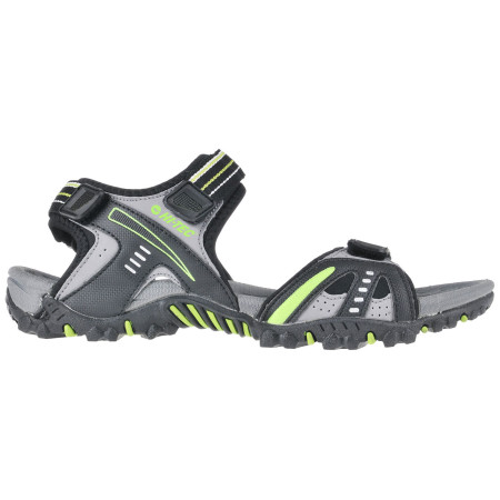 Sandali da uomo Hi-Tec Matan grigio Black/Grey/Green