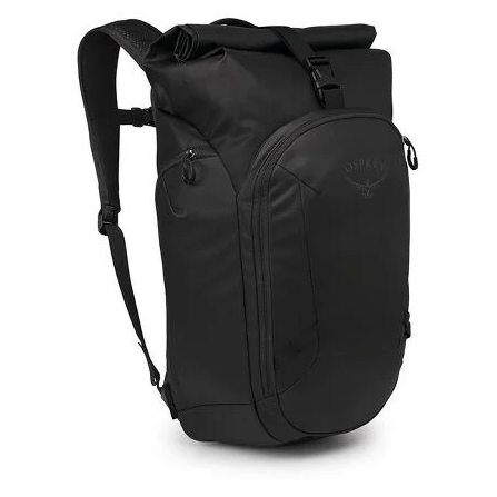 Zaino da città Osprey Transporter Roll Top Pack nero raven black/black