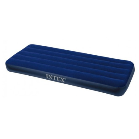 Materasso gonfiabile Intex Cot Size Classic Downy Airbed blu