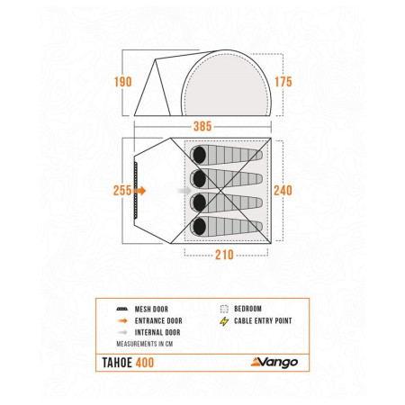 Tenda Vango Tahoe 400