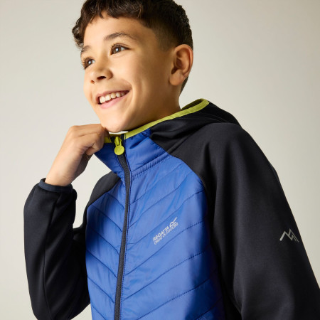 Giacca da bambino Regatta Junior Andreson Hybrid Nvy/OlympBlu