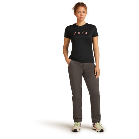 Maglietta da donna Icebreaker Women Merino 150 Tech Lite SS Tee Snow Day