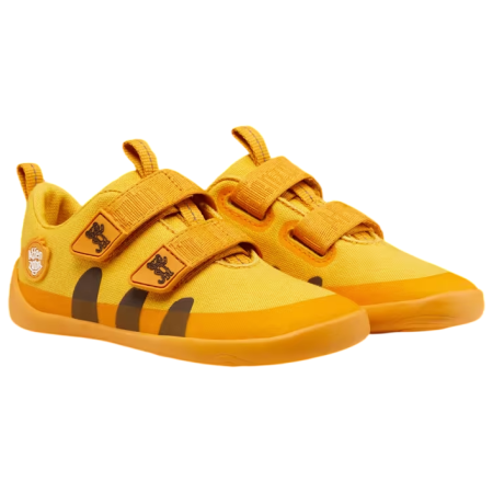 Scarpe da bambino Affenzahn Sneaker Cotton Happy arancione Tiger