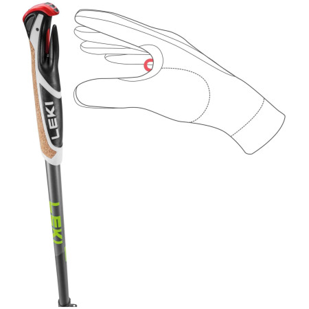 Bastoncini da nordic walking Leki Spin Shark SL