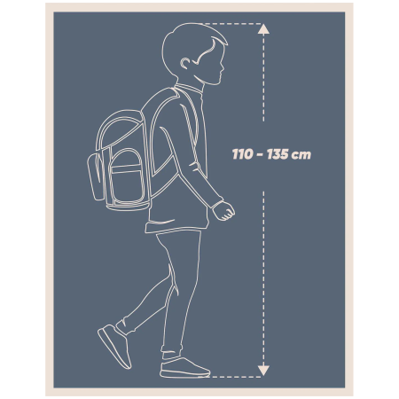 Zaino per la scuola elementare Baagl Ergo