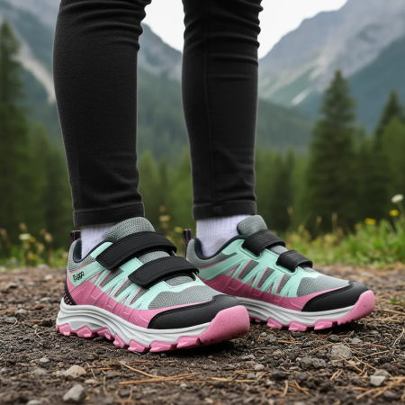 Scarpe per bambini con velcro Bugga Tara Gray