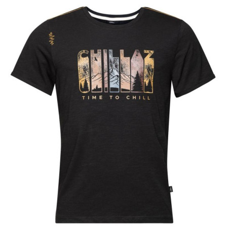 Maglietta da uomo Chillaz Time to Chill nero black