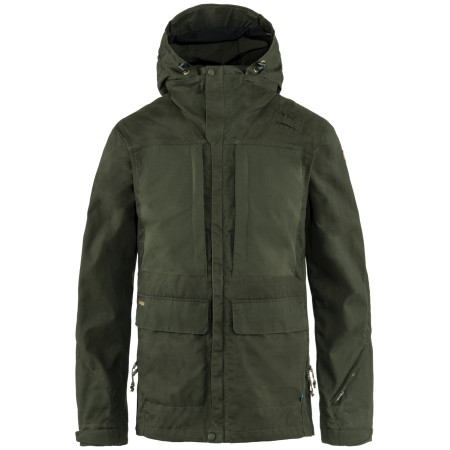 Giacca invernale da uomo Fjällräven Lappland Hybrid Jacket M verde scuro Deep Forest