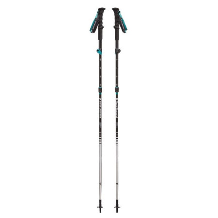 Bastoncini da trekking da donna Black Diamond DISTANCE FLZ Z-POLES nero