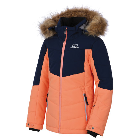 Giacca invernale per bambini Hannah Leane Jr. blu/arancio DressBlues/Cantaloupe