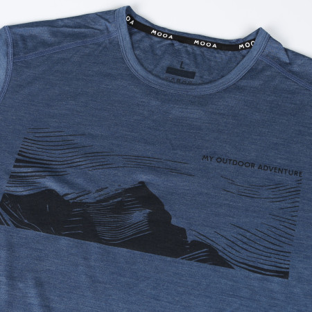 Maglietta da uomo MOOA Merino Lyolite Highlander 150 Short