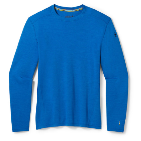 Maglietta funzionale da uomo Smartwool M Classic Thermal Merino Base Layer Crew Boxed 2022 blu laguna blue heather