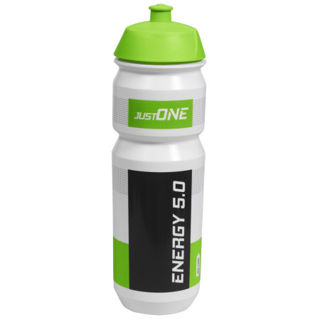 Bottiglia da ciclismo Just One Energy 5.0 750 ml bianco/verde White/Green