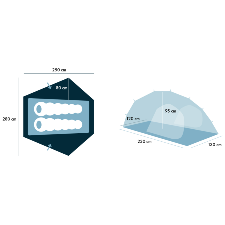 Tenda da trekking Warg Kodiak 2