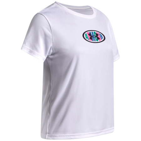 Maglietta sportiva per bambini Under Armour Tech Armour Graphic SS White