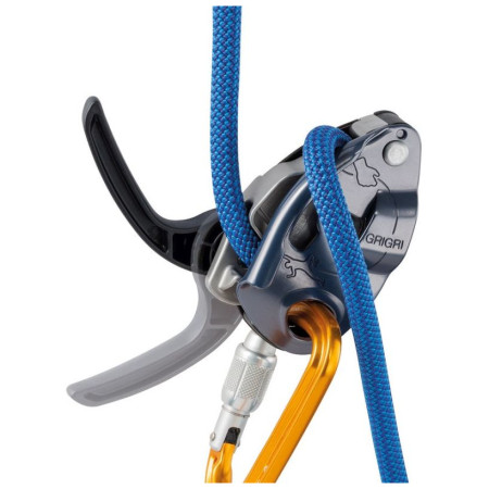 Assicuratore con sistema frenante Petzl GriGri