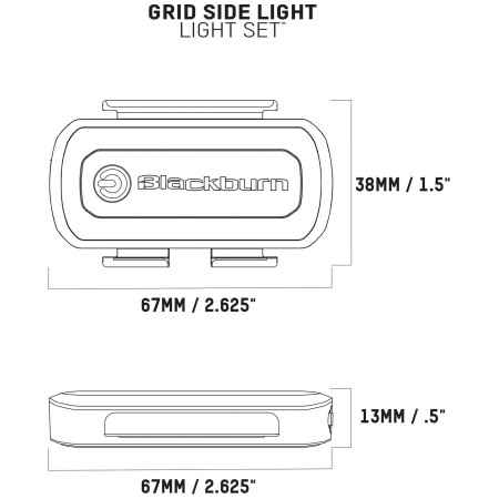 Set di luci Blackburn Grid Side Light Set