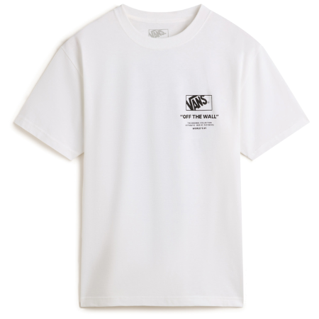 Maglietta da uomo Vans Stacked Hi SS Tee bianco White