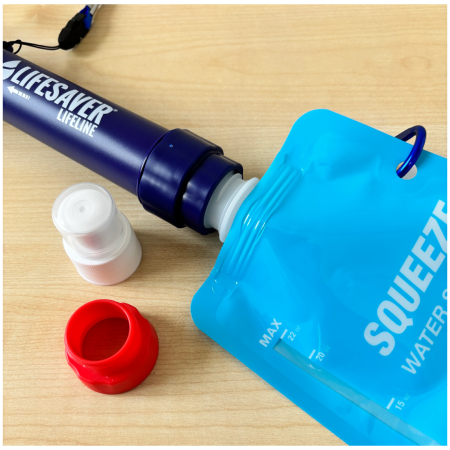 Bottiglia pieghevole Lifesaver Squeeze Pouch x2