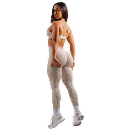Leggings da donna Nebbia Push-Up Compression Leopard Leggings Primal