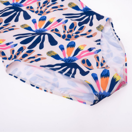 Costume da bagno per bambini Aquawave Salava Jr - Summer Beige Flower Print