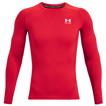 Maglietta funzionale da uomo Under Armour HG Armour Comp LS rosso RED