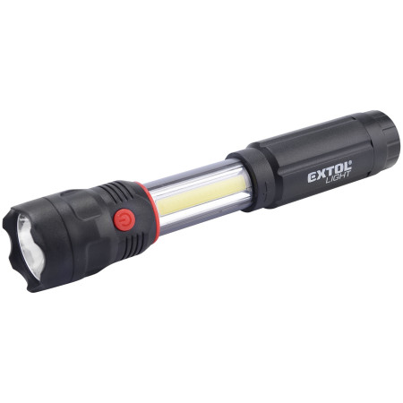 Torcia Extol 100lm, CREE + 150lm, COB