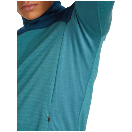 Felpa funzionale da uomo Icebreaker Men Merino Blend 300 RealFleece™ Descender LS Zip