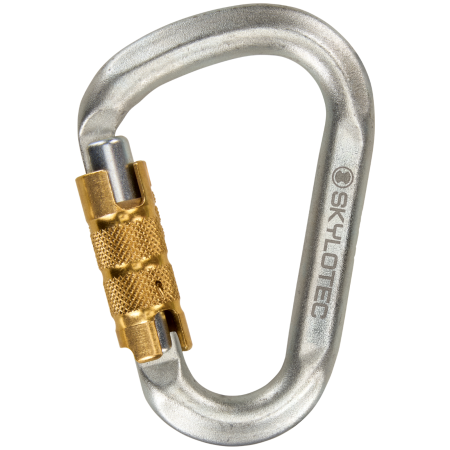 Moschettone Skylotec Snappy Steel TG (triplex gate) grigio chiaro No colour