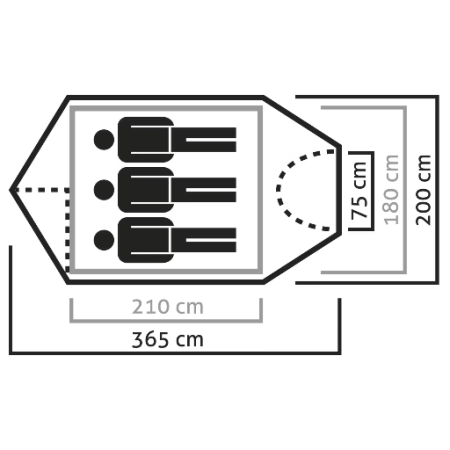 Tenda Salewa Sierra Leone III Tent