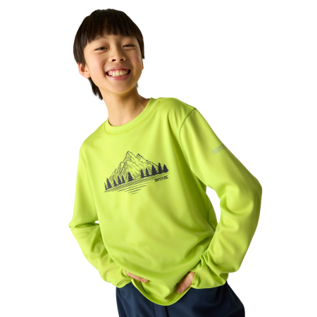 Maglietta da bambino Regatta Winter Alvarado Wild Lime