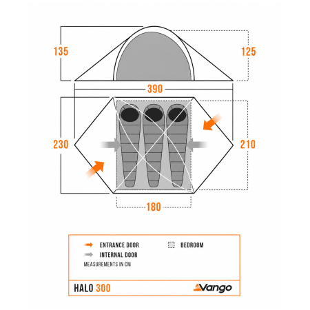 Tenda Vango Halo 300