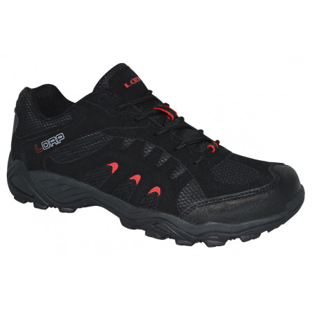 Scarpe da trekking da uomo Loap Moor nero/rosso Black/TrueRed
